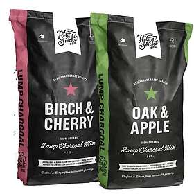 Holy Smoke BBQ Grillkol 5kg Restaurangkvalitet Björk & Körsbärsblandning