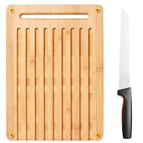 Fiskars Functional Form Skärbräda med Brödkniv 2 delar
