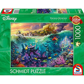 Schmidt Thomas Kinkade Studios Disney Den Lille Havfrue Ursula 1000 Brikker