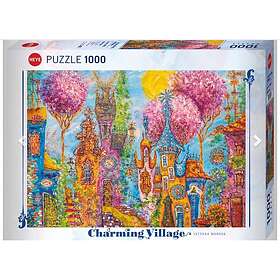 Heye Charmig by - Rosa träd 1000 bitar