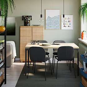 IKEA SKÅLSTA bord och 4 stolar 140x80 cm