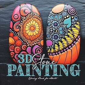 3D Stone Painting Coloring Book for Adults