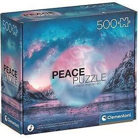Peace Puzzle Ljusblå 500 Bitar