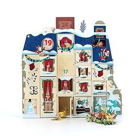 Vilac Adventskalenderhus med 24 rum