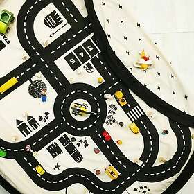 Play&Go Roadmap Legetøjstæppe Ø140cm