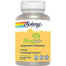 Solaray Magtein Magnesium L-threonate 60 Tabletter