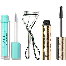 Sweed Flirty Lash Beauty Bundle (Ögonfransserum & Ögonfransböjare & Mascara)