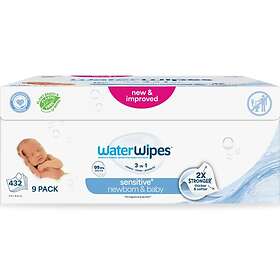 WaterWipes Baby Wipes 9x48st