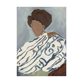 Paper Collective Poster Blue Curls 70x100 cm