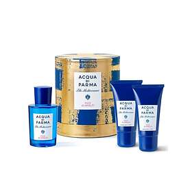 Acqua Di Parma Blu Mediterraneo Fico Di Amalfi Perfume Set (100ml edt, 75ml Hand and body lotion, 75ml Hand & Body Wash)