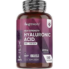 WeightWorld Hyaluronsyrakapslar 600mg 120 Kapslar