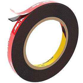 FIXCHORD VHB Double Sided Tape Black 15.4FT 0.39IN