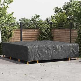 vidaXL Outdoor Furniture Cover Black 300 x 300 x 70 cm 600D