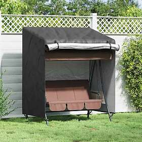vidaXL Outdoor Swing Cover Black 135 x 100 x 165 cm 420D Oxford Fabric