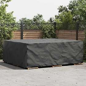 vidaXL Outdoor Furniture Cover Black 300 x 250 x 70 cm 420D