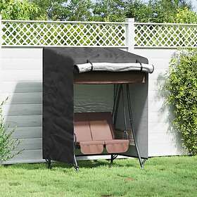 vidaXL Outdoor Swing Cover Black 120 x 90 x 155 cm 420D Oxford Fabric