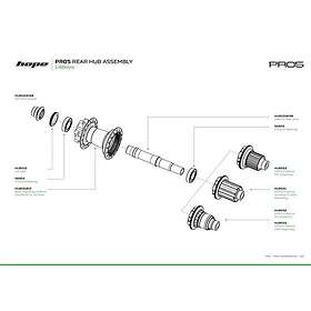 Hope Pro 5 Boost Shimano Rear Hub 28957