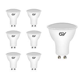 GY GU10 LED 6500K 800lm 8W 6-pack