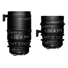 Sigma CINE 18-35MM/2 + 50-100/2 for E-mount + Case
