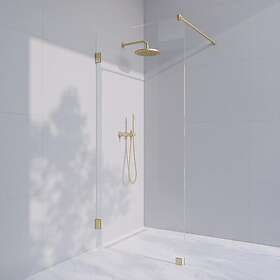 Invitrea Flair GH1 Duschvägg med Glasrengöring GH1-V78007-P