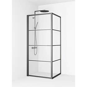 Macro Design Empire Swing Duschhörn Med Spröjs Klarglas DESW1080SGKL