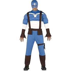 Fiestas Guirca Captain Superhero Kostyme