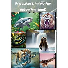 Independently published Predators in action coloring book