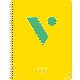 Independently published EDUNOTES LIBRETA A4 ESPIRAL AMARILLA 80 HOJAS CUADRICULA 4X4 CON QR A CONTENIDO