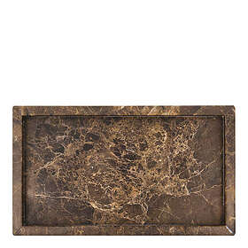 House Doctor Able Tarjoilualusta Marmori 14x24 cm Ruskea