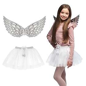Boland 52881 Angel Costume Set Wings and Skirt
