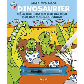 Legind A/S Måla med vatten : Dinosaurier (inbunden)