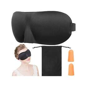 Iso Trade Sovmask 3D-design med öronproppar för resor