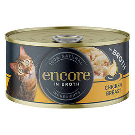 Encore Pet Food Cat Tins Chicken Breast & Cheese 18x0,07kg
