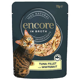 Encore Pet Food Cat Pouches Pacific Tuna & Whitebait 16x0.07kg