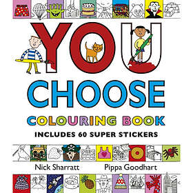 You Choose: Colouring Book with Stickers (häftad, eng)