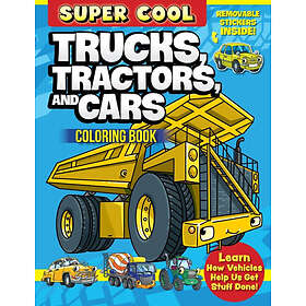 Super Cool Trucks, Tractors, and Cars Coloring Book (häftad, eng)
