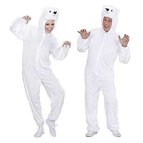Widmann 9956B Isbjørn Kostyme (Jumpsuit med Maske)