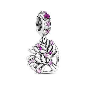 Pandora Hjärta Livets Träd Berlock Rosa Sterling Silver 799153C01