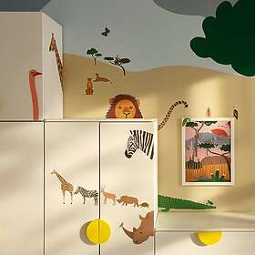 IKEA SANDLÖPARE Självhäftande dekoration, set om 3