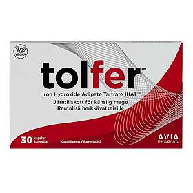Tolfer Järn 30mg 30 Kapslar