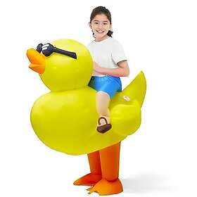 Spooktacular Creations 21306-M Kids Ride on Yellow Duck Inflatable Costume