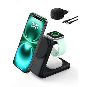 Belkin UltraCharge Foldable Magnetic 3-in-1 Charging Station with Qi2 25W WIZ036