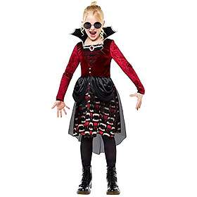 Amscan 9917907 Midnight Vampire Lady Gothic Halloween Costume Dress Girls