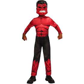 Rubie's 1001784XS000 Marvel Red Hulk Klassisk Barnkostym