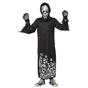 Rubie's S8883-L Skull Sinister Glow In Dark Uppblåsbar Kostym