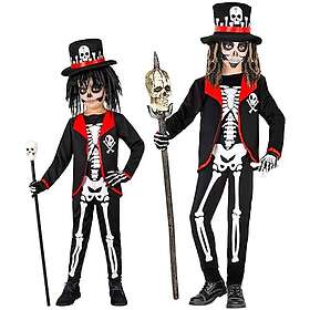 W WIDMANN MILANO 18846 Voodoo präster skelett Halloween kostym