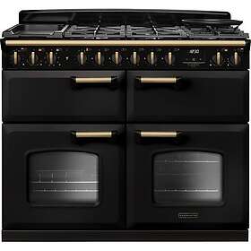 Rangemaster CLDLB110DFPCBL/AB1 (Charcoal Black/Antique Brass)