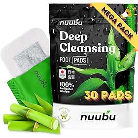 Nuubu Detox Foot Patches 30 pcs Foot Cream 75ml
