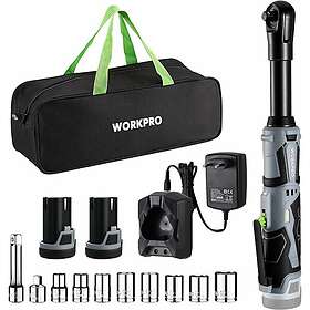 WORKPRO W125222AU 12V Clé à Cliquet Sans Fil (2x Batteries 2,0Ah)
