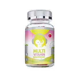 Monkids Multivitamin Sockerfri Tonår Hallon 60 Gummies